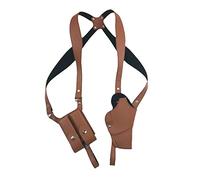 ZHAOX Tactical pistol bag with double-column jackets, shoulders, underarms, 92-style stealth quick-draw holster Brown