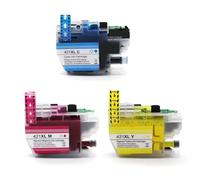 ZHAOXCAIN 1 2 3 Set Compatible With LC421XL LC421 XL 421XL 421XL Ink Cartridge For DCP-J1050DW MFC-J1010DW DCP-J1140DW Printer Models Aftermarket Replacement(C M Y)