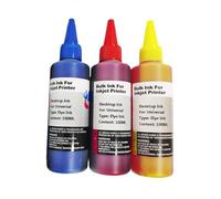 ZHAOXCAIN 100ML Universal Dye Ink Refill Kit Compatible With Inkjet Printer Models CISS Cartridge Printer Ink(3color)