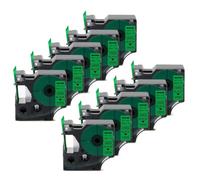 ZHAOXCAIN 10PK For D1 45803 19mm Label Tape D1 45803 Labeling Cartridge Compatible With LabelManager 420P LabelPoint 350 Printer Printer Supplies For Part Number D1 45803(Black on Green)