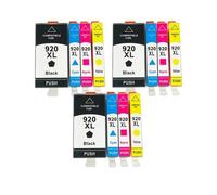 ZHAOXCAIN 12pcs 920XL Ink Cartridge Compatible with 920XL 920 920 Officejet 6500 6500A 6000 7000 7500 7500A Printers(3set)