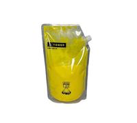 ZHAOXCAIN 1KG TN612 Compatible Toner Powder Refill For C6501 C5501 Copier Works With - Model(Y-1000g)