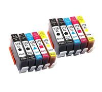 ZHAOXCAIN 2 Set 178XL Ink Cartridge Compatible With 7510 B8553 C309a B210a 5510 C410c C6342 C5390 D5460 3070A C5388
