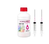 ZHAOXCAIN 250ml Universal Refill Dye Ink Kit Compatible With 301 302 304 305 Refurbish Refurbish printer Cartridges And Ink Cartridges(1pcs magenta)