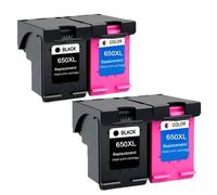 ZHAOXCAIN 3 Pack 650XL Ink Cartridge Compatible With 650 XL 1015 1515 2515 2545 2645 3515 3545 4515 4645 Printers