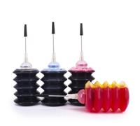 ZHAOXCAIN 30ml Universal Dye Ink Refill Kit Compatible With Most Inkjet Printers CISS Cartridge Replacement