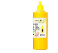 ZHAOXCAIN 500ML/Bottle Refill Ink Pigment Ink Compatible With C17590 C20590 M21000 C20600 C20750 C21000 Refurbish printer Refill Ink Kit(1PC-Yellow)