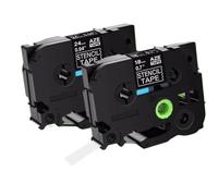 ZHAOXCAIN 5Pack Stencil Tapes Compatible With Thermal Transfer Ribbon For Label Maker STE-141 SET-151 STE-161 18mm 24mm 36mm(24mm STE-151)