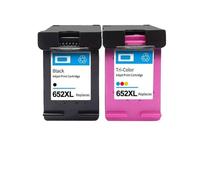 ZHAOXCAIN 652XL Ink Cartridge Compatible With Printer Models 652 652 XL Deskjet 1115 1118 2135 2136 2138 3635 3636 3835 4535 Aftermarket Replacement(1 BK 1 Color)