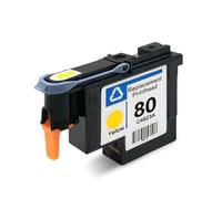 ZHAOXCAIN 80 Printhead C4820A C4821A C4822A C4823A 80 Print Head Compatible With Printer Supplies Designjet 1050 1055 1055cm 1050c Plus For Part Number C4820A C4821A C4822A C4823A(1PCS Yellow)