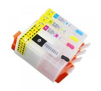 ZHAOXCAIN 915XL 915 XL Refillable Ink Cartridge With ARC Chip Compatible With Printer Models Officejet Pro 8020 8022 8023 8025 8026 8028 8015 8018 8012 For Part Number 915(1SET(Big Black))