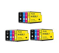 ZHAOXCAIN 953XL Ink Cartridges 4-pack Compatible With Printer Supplies Officejet Pro 7720 7730 7740 8710 8715 8718 8720 Replacement For Part Number 953 953 XL(3SET)