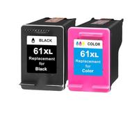ZHAOXCAIN Compatible 61XL Ink Cartridge For 61 For 61 XL 4500 4502 5530 Deskjet 1050 2050 3050 3054 3000 1000 Printer Supplies(One Set)