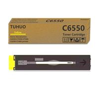 ZHAOXCAIN Compatible C6550 Color Toner Replacement Works With DocuCentre C5065 C540i C6650i C6500 C5400 Printers Yield(Yellow-600g)