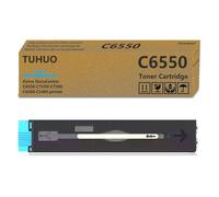 ZHAOXCAIN Compatible C6550 Color Toner Replacement Works With DocuCentre C5065 C540i C6650i C6500 C5400 Printers Yield(Cyan-600g)