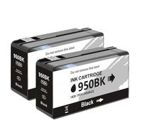 ZHAOXCAIN Compatible Ink Cartridge 950 951 XL 950XL 951XL Color For Officejet Pro 8650 8610 Refurbish printer(950BK-2PK)