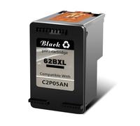ZHAOXCAIN Compatible Ink Cartridge Black Tri-Color Yield 62XL For 62XL 62 XL 5660 5640 5665 7640 7643 7645 8005 With CHIP(1Pcs Black)