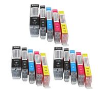 ZHAOXCAIN Compatible Ink Cartridge PGI 150 CLI 151 For IX6810 MG6310 MG5610 IP7210 IP8710 MG5410 Printers Works With PGI 150 CLI 151 Cartridges(5Color 3set)