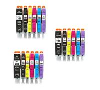 ZHAOXCAIN Compatible Ink Cartridges PGI-280 CLI-281 For TS9120 TS8120 TS6120 TS6220 TR8520 TR7520 Refurbish printer 280 280 281 XL PGI-280 CLI-281(6Color 3set)