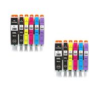 ZHAOXCAIN Compatible Ink Cartridges PGI-280 CLI-281 For TS9120 TS8120 TS6120 TS6220 TR8520 TR7520 Refurbish printer 280 280 281 XL PGI-280 CLI-281(6Color 2set)