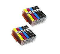 ZHAOXCAIN Compatible Ink Cartridges PGI-280 CLI-281 For TS9120 TS8120 TS6120 TS6220 TR8520 TR7520 Refurbish printer 280 280 281 XL PGI-280 CLI-281(5Color 2set)