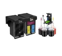 ZHAOXCAIN Compatible With Deskjet 1000 1050 1050A 1510 2000 2050 2050A 3000 Printer Models Refillable 61 XL Cartridge Replacement Aftermarket Replacement(1Pack BK)