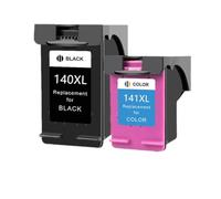 ZHAOXCAIN Compatible With Printer Supplies 140XL 141XL Ink Cartridge For Part Number 140 141 140 For Photosmart C4583 C4283 C4483 C5283(1 BK 1 Color)