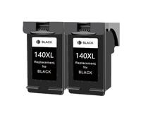 ZHAOXCAIN Compatible With Printer Supplies 140XL 141XL Ink Cartridge For Part Number 140 141 140 For Photosmart C4583 C4283 C4483 C5283(2Pack BK)