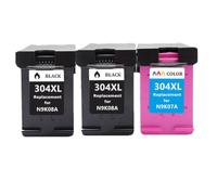 ZHAOXCAIN Compatible With Printer Supplies 304XL Replacement For 304 Ink Cartridge For 304 XL Deskjet 2620 All-in 3700 3720 3752 5000 5010 5030(2 BK 1 Color)