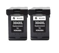ZHAOXCAIN Compatible With Printer Supplies 304XL Replacement For 304 Ink Cartridge For 304 XL Deskjet 2620 All-in 3700 3720 3752 5000 5010 5030(2Pack BK)