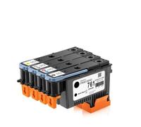 ZHAOXCAIN Compatible With Printer Supplies 761 CH645A CH646A CH647A CH648A Printhead For Part Number 761 Designjet T7100 T7200(One set (4 Pieces))
