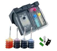 ZHAOXCAIN Einkshop Refillable Ink Cartridges Compatible With Printer Models PG140 CL141 Pg140 Cl141 MG2580 MG2400 MG2500 IP2880 MG3610 Inkjet Aftermarket Replacement(1Set with ink)