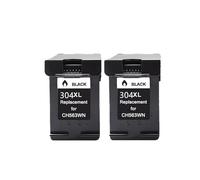 ZHAOXCAIN Ink Cartridge 304XL Version Compatible with 304 Xl 2620 2630 2632 5030 5020 5032 3720 3730 5010 Printer(2 BK)