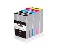 ZHAOXCAIN PFI-030 Compatible Ink Cartridge 4-pack Pigment Ink Compatible With Printer Supplies Imageprograf TA20 TA30 For Part Number PFI030 PFI 030 TA20 TA30(One Set-5 Pieces)