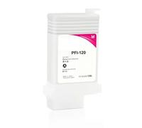 ZHAOXCAIN PFI-120 PFI120 Refillable Ink Cartridge With Permanent Chips 130ML 5Color Compatible With Printer Models TM-200 TM200 TM-205 TM-300 TM-305 TM300(Magenta)