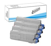 ZHAOXCAIN Toner Cartridge 4-Color Pack Compatible With C532 MC573 C532dn C542dn MC563dn MC573dn Black 7000 Pages Colors 6000 Pages