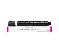 ZHAOXCAIN Toner Cartridge Compatible With C3020 C3025i C3320 C3320L C3325 C3330L C3350 C3520 Printers Models TUHUO NPG-67 G67 GPR-53 C-EXV49(Magenta-400g)