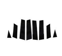 zhaoyaoni Car Door Window Pillar Post Trim for Nissan Qashqai 2016-2018,Side Window Column Posts Decorative Stickers