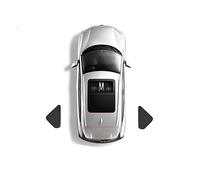 zhaoyaoni Car Window Embedded type Shade For Skoda Karoq 2017 2018 2019 2020 2021,Window Sun Shade Shield Front Rear Windshield Frame Curtain Cover,2 Triangle windows
