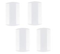 ZHAOYCSH 4-Pack Double Sided Lice Comb - Head Lice Treatment Comb for Kids & Adults, Fine & Wide Toothed Flea Comb for Cats & Dogs, Durable White Plastic Lice Removal Combs