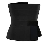zhaoying Waist Trimmer for Women,Snatch Me Up Bandage Wrap Lumbar Waist Support Belt Adjustable Comfortable Back Braces for Lower Back Pain Relief, Black, M