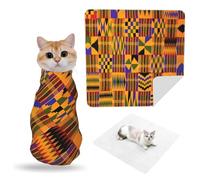 ZhaoYuGoods African Tribal Ethnic Texture Pet Grooming Wrap Mat