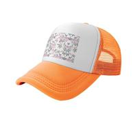 ZhaoYuGoods Baseball Cap, Dusky Rose Prinetd Adjustable Mesh Back Trucker Caps, Cute Casual Sun Hat for Outdoor Sports Travel Running