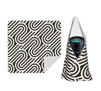 ZhaoYuGoods Black curved texture Camera Wrap Cloth
