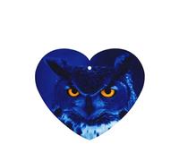 ZhaoYuGoods Blue Owl Lavender Car Air Freshener Cards for Women Men (6 Pack), Hanging Scented Decor for Car Mirror, Home, Closet