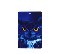 ZhaoYuGoods Blue Owl Lavender Car Air Freshener Cards for Women Men (6 Pack), Hanging Scented Decor for Car Mirror, Home, Closet