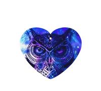 ZhaoYuGoods Blue Owl Lavender Car Air Freshener Cards for Women Men (6 Pack), Hanging Scented Decor for Car Mirror, Home, Closet