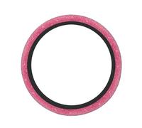 ZhaoYuGoods Blue Pink and Purple Pastel Colors Printed Steering Wheel Cover, Universal Elastic Stretch Fit for Cars, Trucks, SUVs, Non-Slip Grip Colorful Auto Accessory