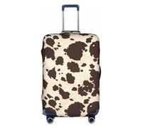 ZhaoYuGoods Brown Cow Spots Luggage Cover Protector, Printed Luggage Suitcase Cover for Suitcase, Funny Baggage Covers Fits 45-81CM Luggage