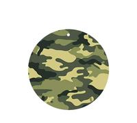 ZhaoYuGoods Camo Woodland Camoflage Lavender Car Air Freshener Cards for Women Men (6 Pack), Hanging Scented Decor for Car Mirror, Home, Closet